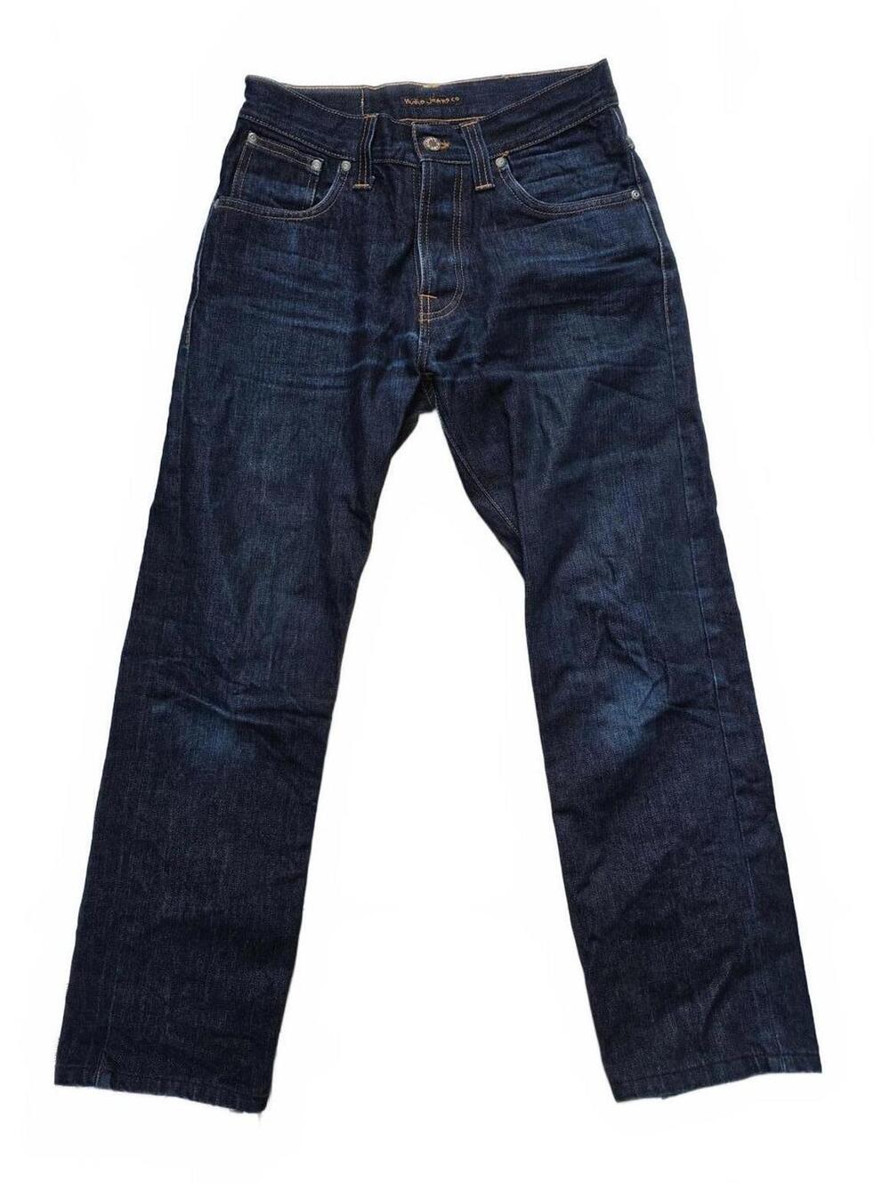 Nudie Jeans Average Joe, Slim Straight leg, Dry Heavy, 29 Waist/ 27 Leg